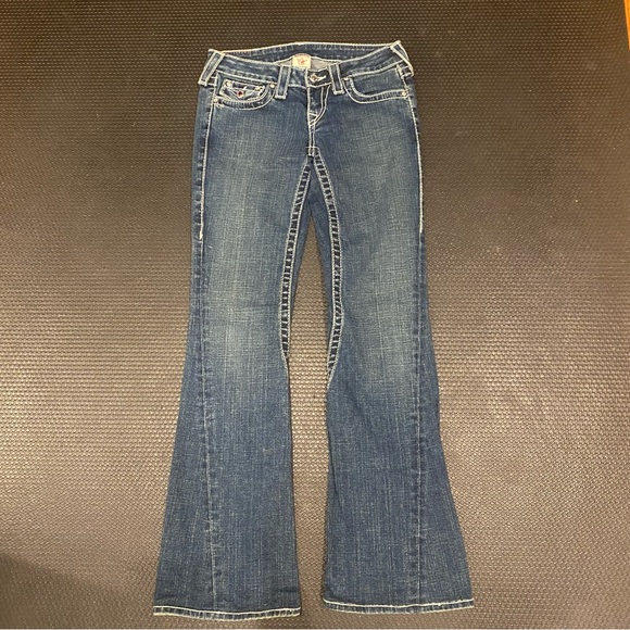 TRUE RELIGION Disco Ball low rise boot cut jeans. - Picture 10 of 11